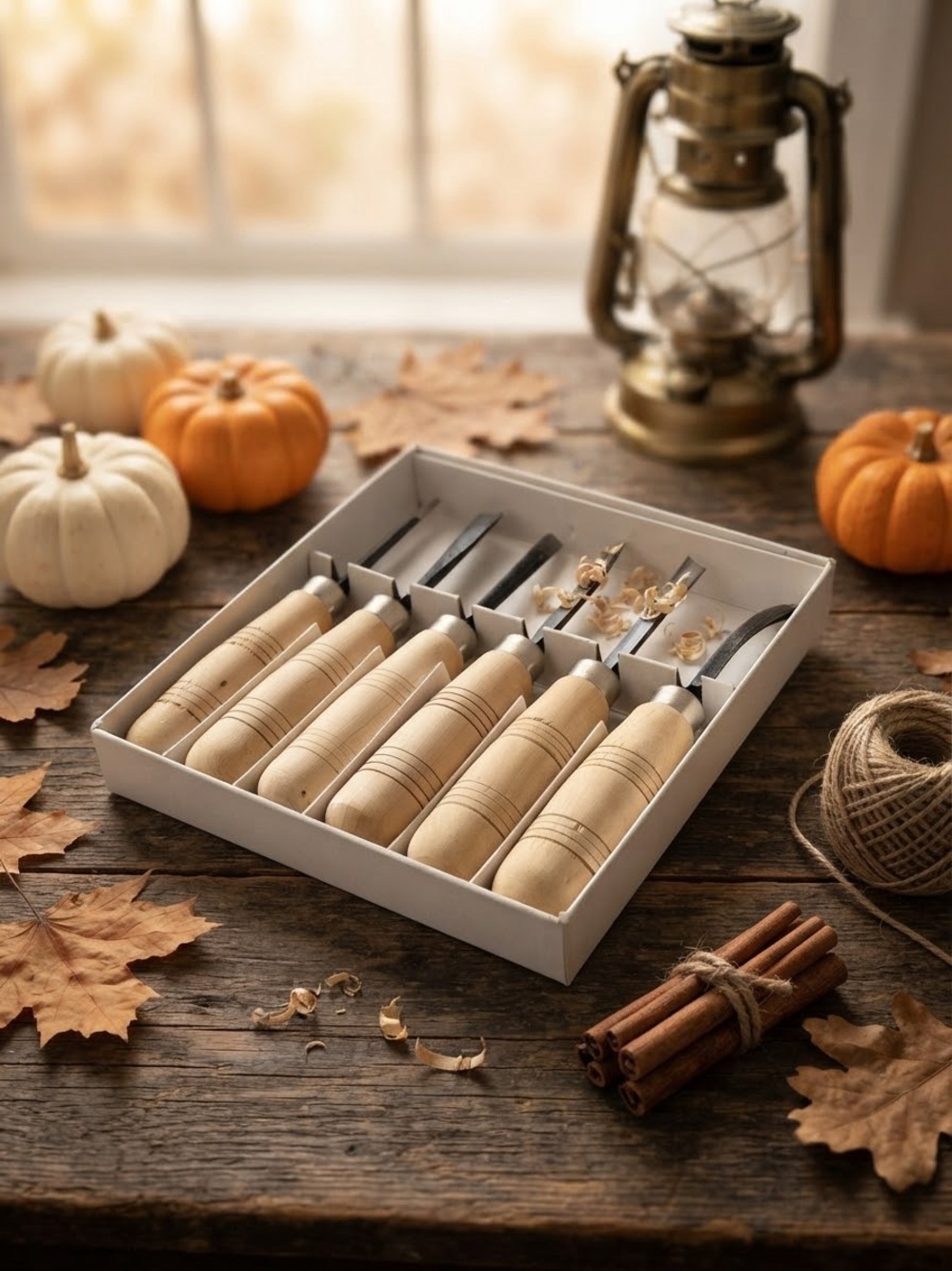 Vintage Wood Carving Chisel Set - Great for Pumpkin Carving & DIY